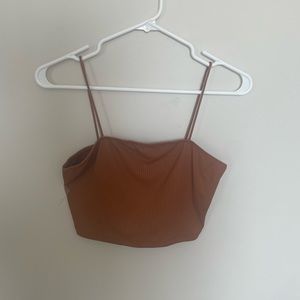 2 Spaghetti String Cropped Tops